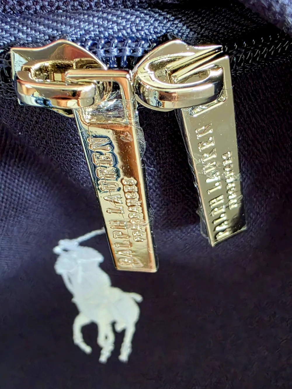 Ralph Lauren World of Polo Backpack Navy New With Tags Pony Logo